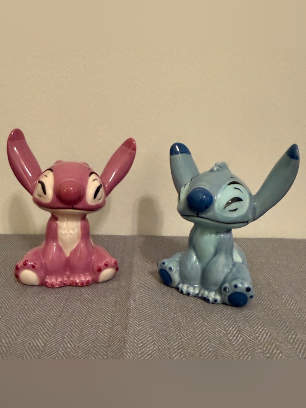 Disney Stitch and Angel Salt and Pepper Shakers